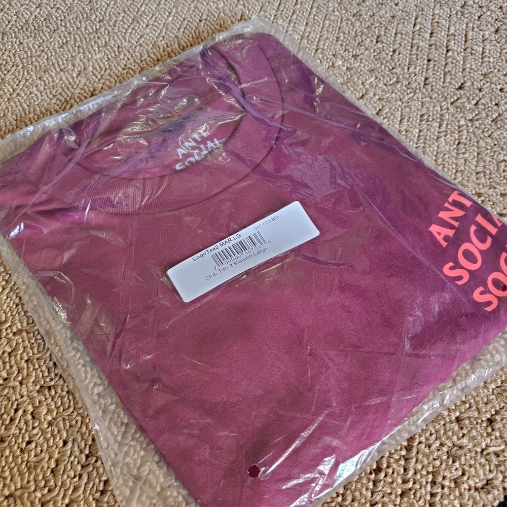 Anti Social Social Club Tee in hand authentic